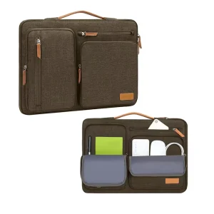 Laptop Bag for Men Women Business Office 15/16 Inch Briefcase Large Waterproof Computer Bag Adjustable Shoulder Messenger Bag