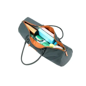 Large Canvas Women’s Men’s Yoga Mat Bag Exercise Yoga Mat Gym Tote Sports Duffle Bag Carrying Bags with Wet Pocket