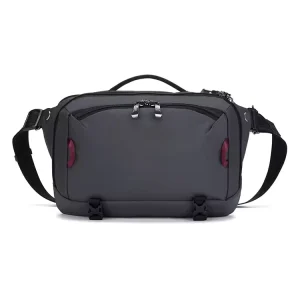 Large Capacity 12″ Men’s Fashion Sling Crossbody Bag Waterproof for Spring Summer Outdoor Activities Work Business Trips Hiking