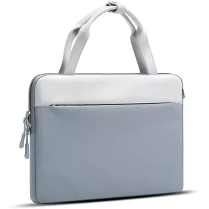 Large Capacity 15 16 Inch Men’s Laptop Sleeve Simple Business Briefcase with Custom LOGO Gift Printing Notebook Shoulder Bag