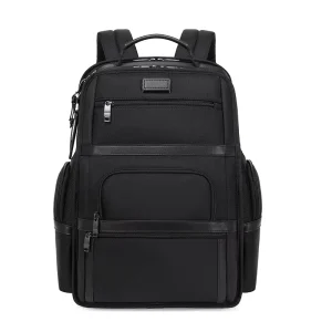 Large Capacity 1680 Oxford Cloth Cross-Border Men’s Business Backpack Multi-Functional Waterproof Computer Bag Fabric PU for