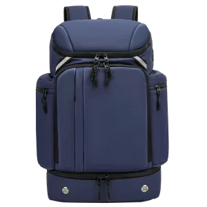 Large Capacity 34L Men’s Sports Travel Backpack Waterproof Hiking Bag with Shoe Compartment USB Charging Port Thermal Pocket