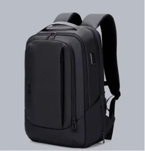 Large Capacity Business Trip Men’s Waterproof Anti Theft Computer Bag with USB Polyester Lining Multifunctional Backpack