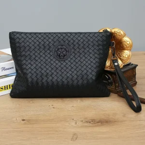 Large Capacity Designer Men’s Handbags Wallet Purses And Handbags Pu Leather Clutch Hand Bag For Men Business