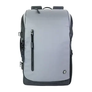 Large Capacity Expandable Business Backpack for Men Waterproof Sports Casual Laptop Bag Zipper for Travel Business Trip Letter