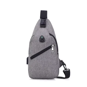 Large Capacity Fashion Anti-Theft Waterproof Sling Shoulder Bag Male Crossbody Casual Messenger Bag