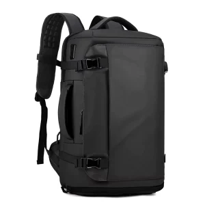 Large Capacity Fashionable Male Business Bag with Shoes Compartment Portable Water Resistance Anti-Theft Travelling Bag