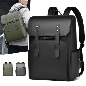 Large Capacity Laptop Backpack Custom Logo Waterproof PU School Business Design Manufacturer’s Daily Use Bag PC