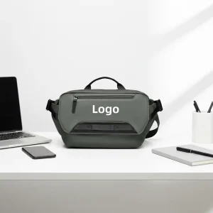 Large Capacity Leather PU Men’s Anti Theft Waterproof Crossbody Messenger Bag Custom Logo Durable Lightweight Business Outdoor