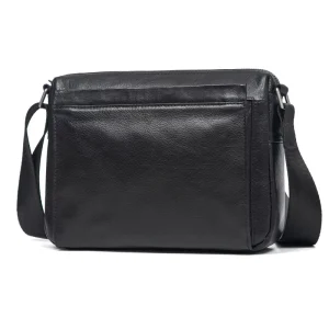 Large Capacity Leather Sling Bag Fashion Men’s and Woman Shoulder Bag for iPad