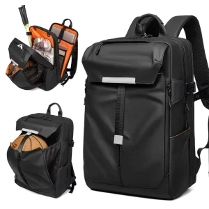 Large Capacity Leisure Travel Laptop Bag Multi functional Men’s Business Backpack Compartment Daypack for Travel Sports