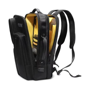 Large Capacity Lightweight Zipper Men’s Backpack Laptop Anti-Theft Waterproof USB Port Casual School Business