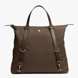 Large Capacity Luxury Men’s Classic Simple Canvas Tote Bag with Zipper Closure Custom Travel Shoulder Carry Backpack