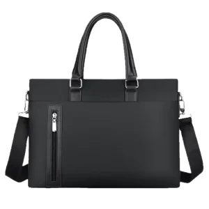 Large Capacity Men’s Business Handbag Waterproof Laptop Briefcase for Office Commute & Business Trips