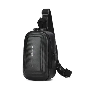 Large Capacity Men’s Casual Business Single-shoulder Crossbody Bag with Multiple Functions and Fashionable Chest Bag