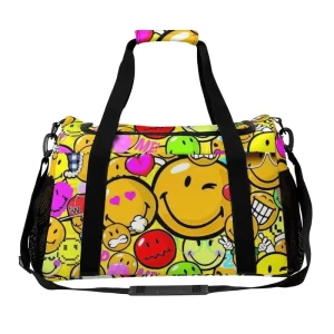 Large Capacity Men’s Gym Bag Sports Duffle Bag Custom Printing Fitness Travel Backpack for Workout