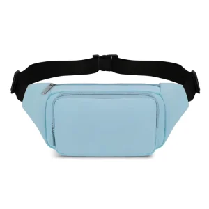 Large Capacity Men’s Nylon Korean Casual Waist Chest Bag Sports Outdoor Sports Shoulder Cross body Fanny Pack Belt