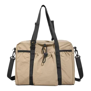 Large Capacity Men’s Shoulder Bag Lightweight Laptop Shopping Tote Messenger Bag Lady Outdoor Sport Gym Crossbody Bag