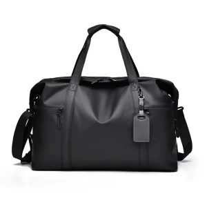 Large Capacity Men’s Travel Duffel Bag Foldable Business Travel Shoulder Crossbody Gym Tote Bag Carry on Overnight Bag