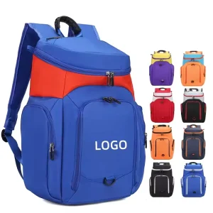 Large Capacity Multi Functional Sports Backpack Fashionable Basketball Training Bag Polyester for Clubs Institutions LOGO