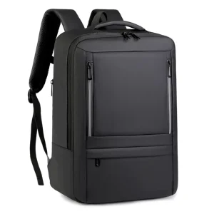 Large Capacity Multifunctional Oxford Backpack Anti-theft Smart Men’s Extendable Laptop Backpack Bag with USB Charging Port