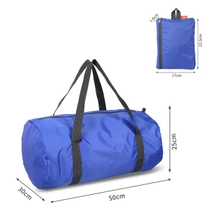 Large Capacity Nylon Oxford Cloth Lining Wear Resistant Folding Travel Bag Men’s High End Waterproof Sports Portable Ultra Light