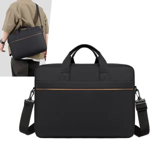 Large Capacity Portable 15-16 Inch Men’s Laptop Shoulder Bag Oxford Material Business Briefcase Custom Printed LOGO
