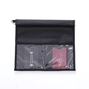 Large Capacity RFID Bag Faraday EMP Proof Bags for Mobile Cell Phone Single Blocking Faraday Bag