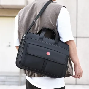 Large Capacity Single Shoulder Casual Men’s Briefcase, Computer Bag, Business Travel Crossbody Bag