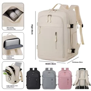 Large Capacity Student Bag Men’s Travel Laptop Backpack Waterproof Business Casual Backpack Custom Christmas Gift Backpack