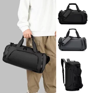Large Capacity Travel Bag Multifunctional Sports Gym Dry Wet Separation Zipper Fashion Outdoors for Men