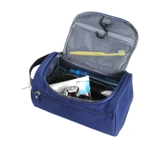 Large Capacity Travel Toiletry Bag Men’s Women’s Bath Storage Bag with Open Closure Fashionable Candy Pattern Made of Polyester