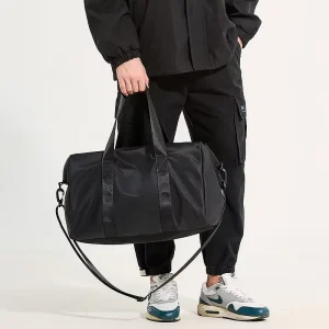 Large Capacity Waterproof Gym Bag Handheld Short Trip Luggage Bag Crossbody Bag Men’s Sports Training Swimming Bag