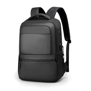 Large Capacity Waterproof Laptop Backpack USB Charging Port Custom Logo Travel Business Bags Men Fashionable Portable Daily Use