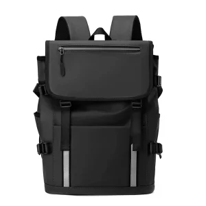 Large Capacity Waterproof Men’s Laptop Backpack with Reflective Strips Fits 15.6″ Laptop Lightweight Business Travel School Bag