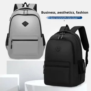 Large Capacity Waterproof Oxford Nylon Lining Men’s Backpack Air Cushion Straps Casual Travel Outdoor Sports