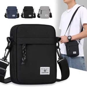 Large Capacity Waterproof Sports Sling Cross body Bag Shoulder Bag Men’s Messenger Bag