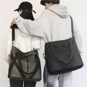 Large Capacity Women’s Cross Body Bag Simple and Fashionable Work Clothes University Student Men’s Single Shoulder Bag
