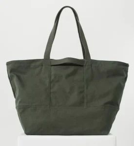 Large Custom Cotton Canvas Tote Bag Handmade Men’s Reusable Shoulder Bag with Zipper Pockets Camouflage Pattern Promotional Use