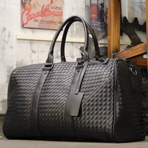 Large Luxury Duffel Travel Bag for Men Fashion Weekender Waterproof Sports Gym Trolley Men’s Weekender Bag