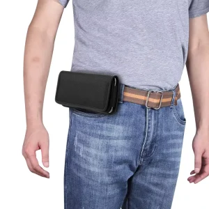 Large Size Smartphone Oxford Nylon Cell Phone Case Men’s Outdoor Adventure Waist Bag With Insert Card Slot