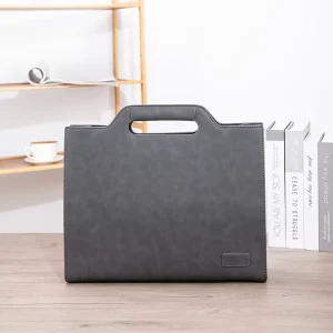 Large-Sized Men’s Handbag Polyester for Commuting Office File Storage Summer Business Briefcase