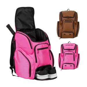 Large Team Backpack Gym Equipment Gear Storage Women Men’s Pickleball Padel Badminton Tennis Racket Bags with Shoe Pocket