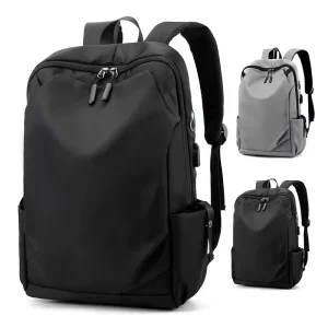 Large capacity Men’s Backpack Simple and Casual Stylish Business Laptop Bag Trendy Outdoor Travel Backpack for Men