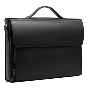 Leather Briefcase for Men Leather Laptop Bag Shoulder Messenger Bag Business Work Bag