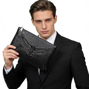 Leather Men Wallet Men’s Leather Clutch Bag Hand Bag for Man Pochette Sac a Main Pour Homme Portefeuille Pour Homme En Cuir HH01