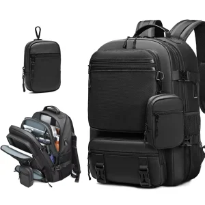 Leisure Outdoor Anti-Theft Breathable Large Capacity Backpack for Men’s Business Travel Waterproof Laptop Function Backpack