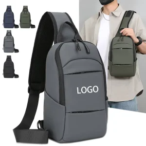 Lightweight Durable Anti Theft Chest Bag Waterproof Men’s Fashionable Cross Body Shoulder Messenger Bag