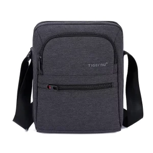 Lightweight Durable Leisure 9.6 Inch Tablet Nylon Business Outdoor Sport Travel Daily Office Men’s Crossbody Bag Sling Bag