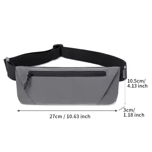 Lightweight Durable Men’s Outdoor Waterproof Polyester Wallet Passport RFID Blocking Sling Backpack Cell Phone Messenger Bags